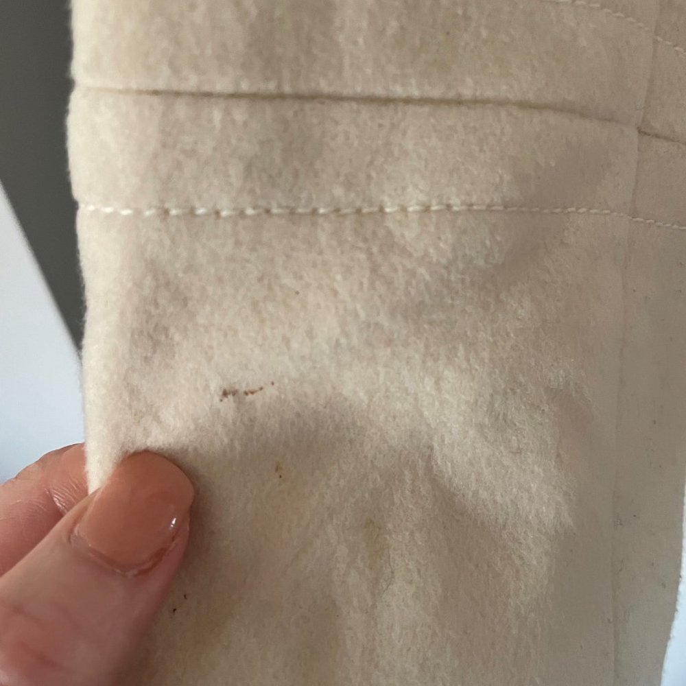 J.Crew Peacoat, Cream Color, Size S - Picture 6 of 7
